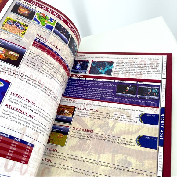 🎮👉RARE!! BradyGames Official Strategy Guide Final Fantasy IV & Crono Trigger - Picture 12 of 13